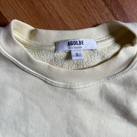 Agolde Balloon Sleeve Crewneck Sweatshirt - Picture 3 of 8